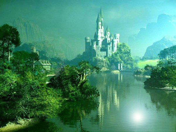 Фэнтези природа замки