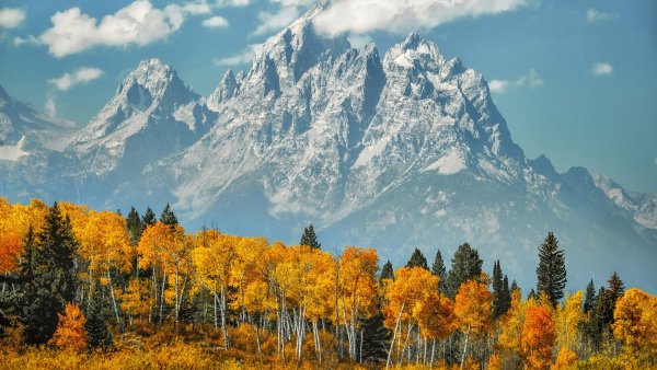 Штат Вайоминг Гранд Титон