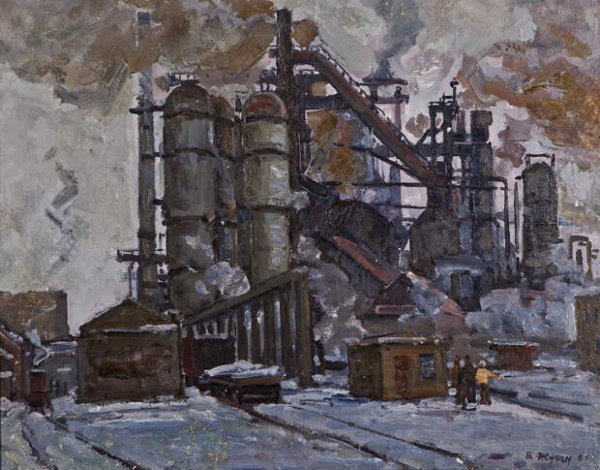 Константин Богаевский Индустриальный пейзаж