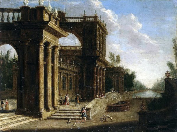 Бельский Алексей Иванович. Архитектурный пейзаж. 1789.