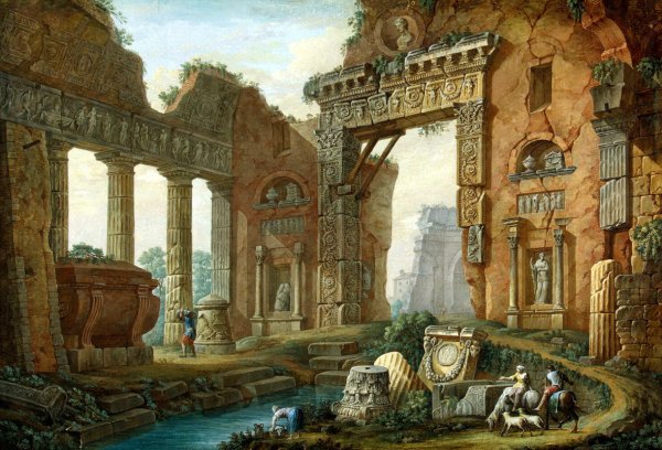 Архитектурная фантазия Шарль Луи Клериссо