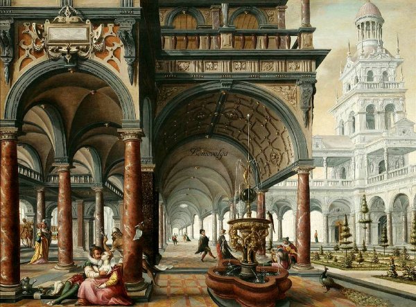 Архитектурный пейзаж Ганс Вредеман де Врис