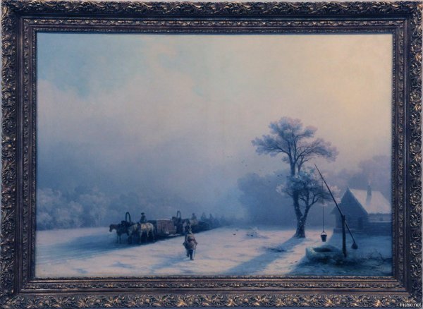 Иван Айвазовский зимний пейзаж 1876
