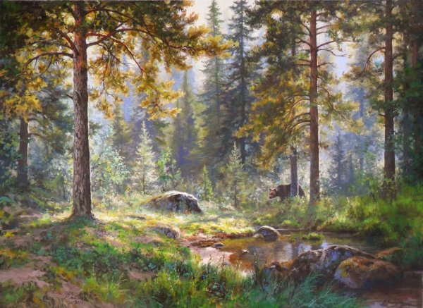 Художник Вадим Анварович Зайнуллин лес