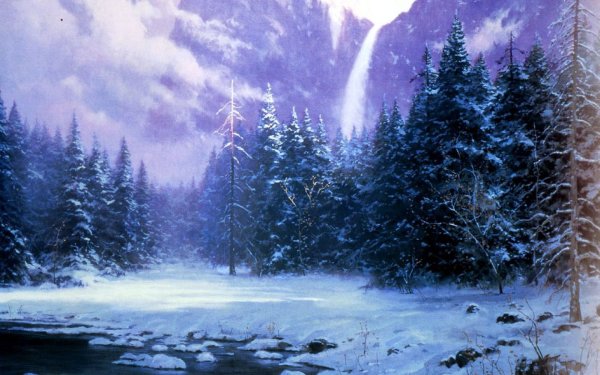 Волшебный зимний лес