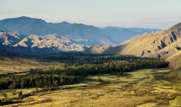 Республика Тыва ландшафт