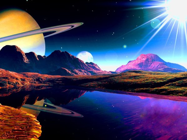 Фантастические пейзажи космоса