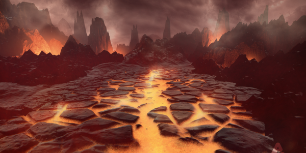 Выжженная лавовая Пустошь