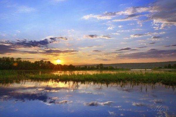 Самара Волга Волжские пейзажи
