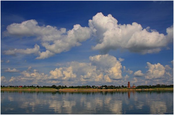 Красивый Волжский пейзаж