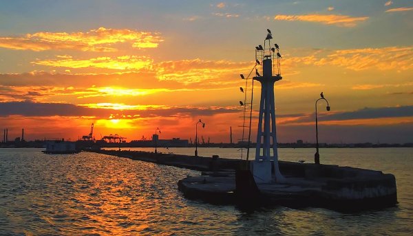 Одесса море вечер