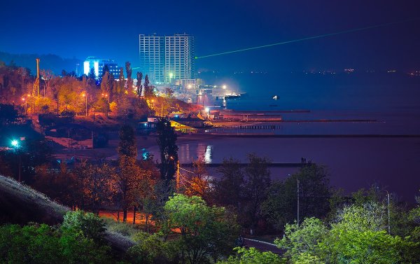 Одесса ночной город