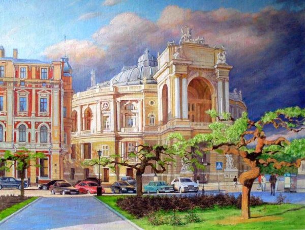 Картина оперный театр Одесса