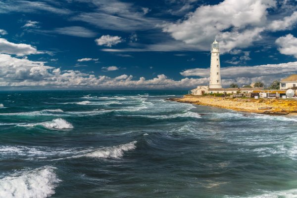 Мыс Тарханкут Крым Маяк