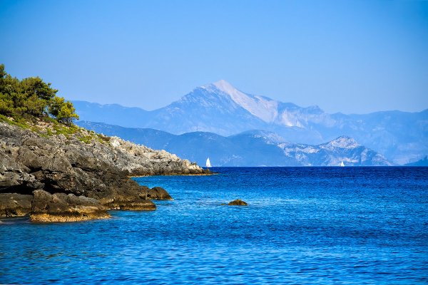 Кемер Средиземное море пейзаж