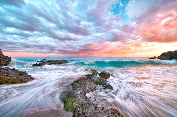 Пейзаж море