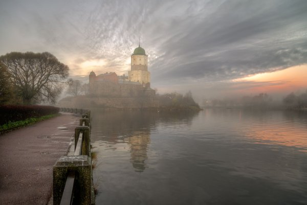 Дождь в Выборге