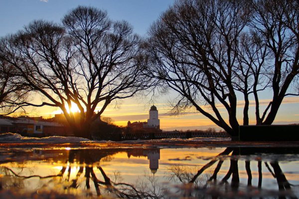 Вечерний Выборг ночной Выборг высна