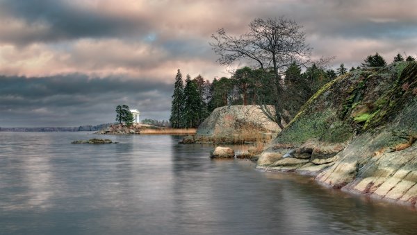 Скальный парк Монрепо в Выборге
