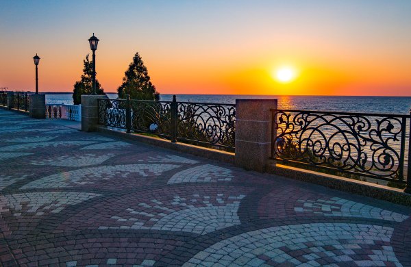 Ейск набережная Каменка