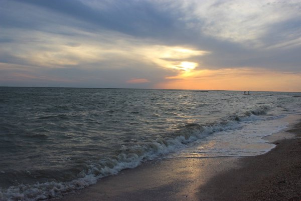 Берег Азовского моря Ейск