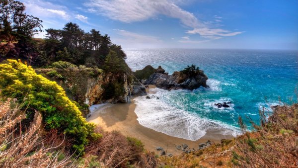 Калифорния водопад MCWAY Falls