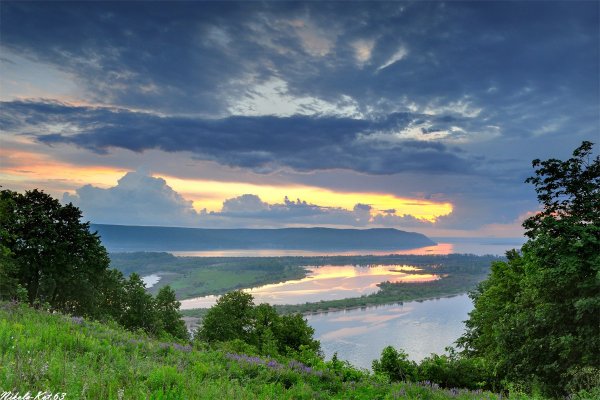 Самара Волга Жигулевские горы
