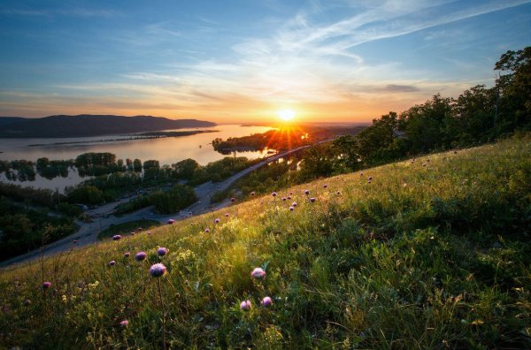 Самарские Волжские пейзажи Самарская лука