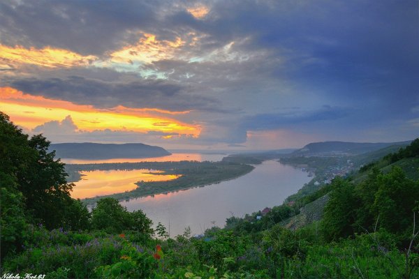 Самара Волга Жигулевские горы