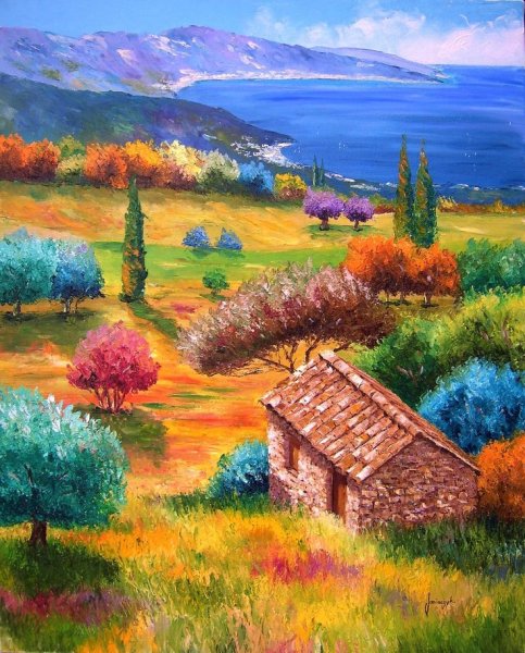 Пейзажи для рисования