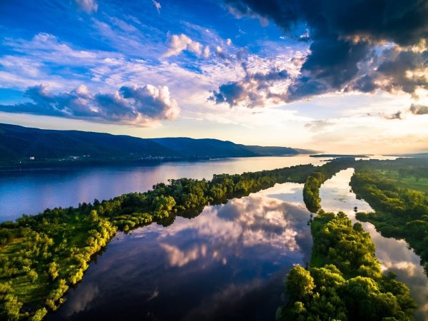 Тольятти берег Волги