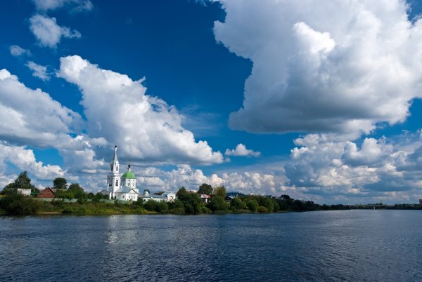 Река Волга в Самарской области