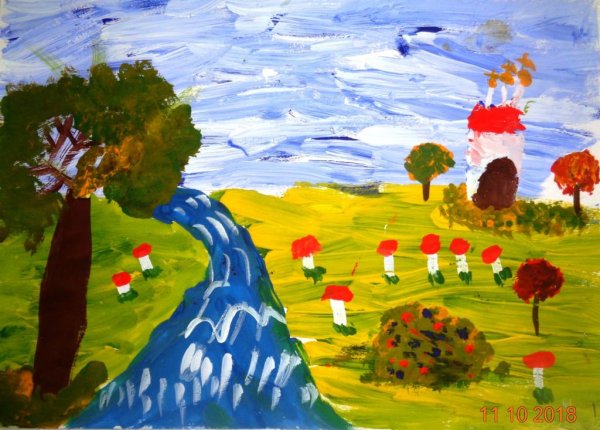 Пейзаж для детей дошкольного возраста