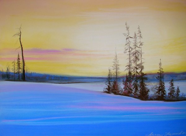 Зимние пейзажи Карен Маргулис