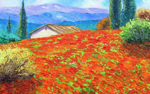 Клод Моне осенняя река