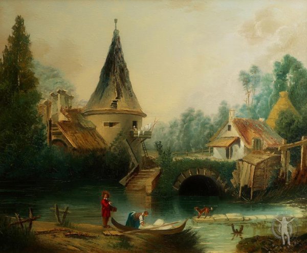 Буше пейзаж в окрестностях Бове