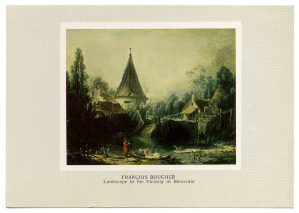 Франсуа Буше пейзаж в окрестностях Бове
