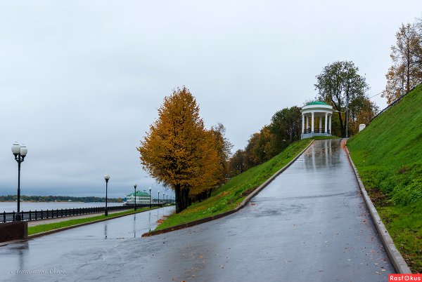 Набережная реки Волги Ярославль