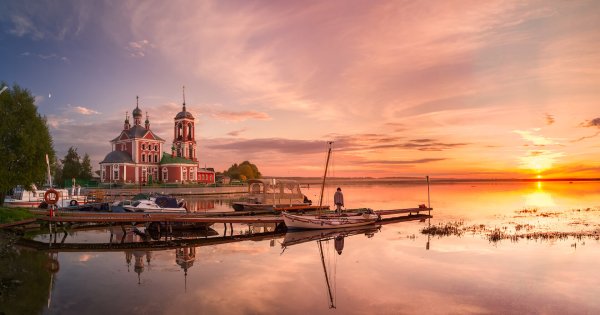 Плещеево озеро Церковь сорока мучеников