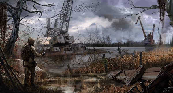 Сталкер арт ЧАЭС 2