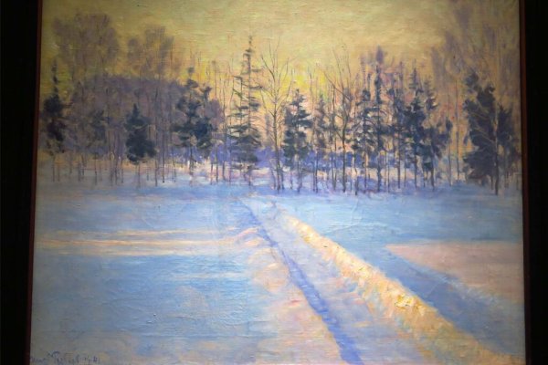 Гавлин Евгений художник , зима