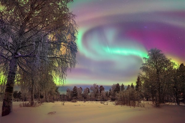 Северное сияние Сыктывкар