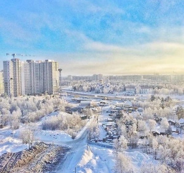 Сургут зима Университетская