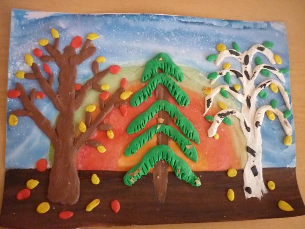 Пластилинография для детей старшей группы