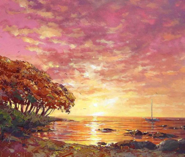 Романтический пейзаж в хорошем качестве