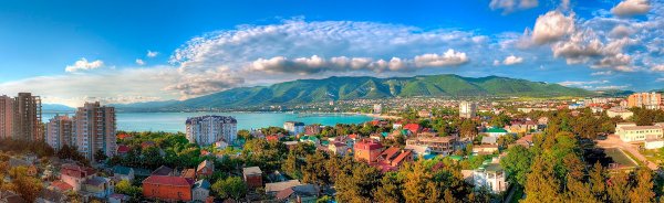 Геленджикская бухта панорама