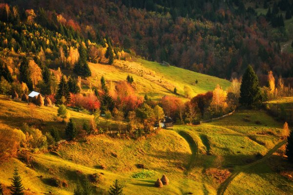 Румыния Трансильвания осень