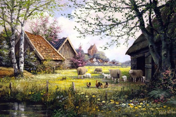 Красивые Деревенские пейзажи