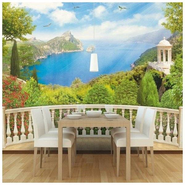 Фотообои для стены кухни