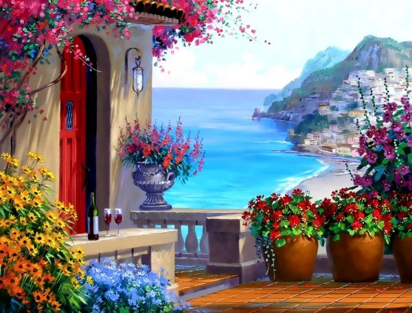 Микки Сенкарик морские пейзажи